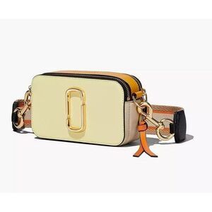 Marc Jacobs The Snapshot Small Camera Bag - Tender Yellow Multi